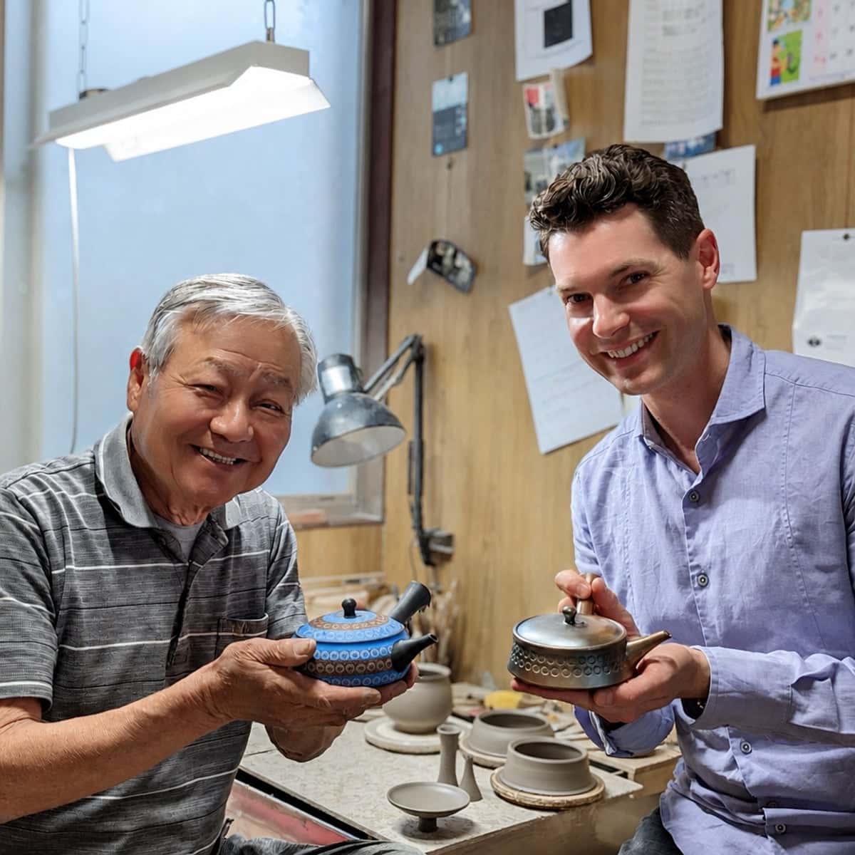 Guests gathered for a Cafe Gyoen tea experience
